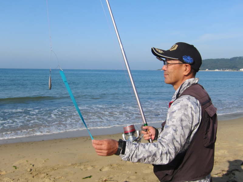 投げ釣り キス釣り 遠投 投げ練習 投練
