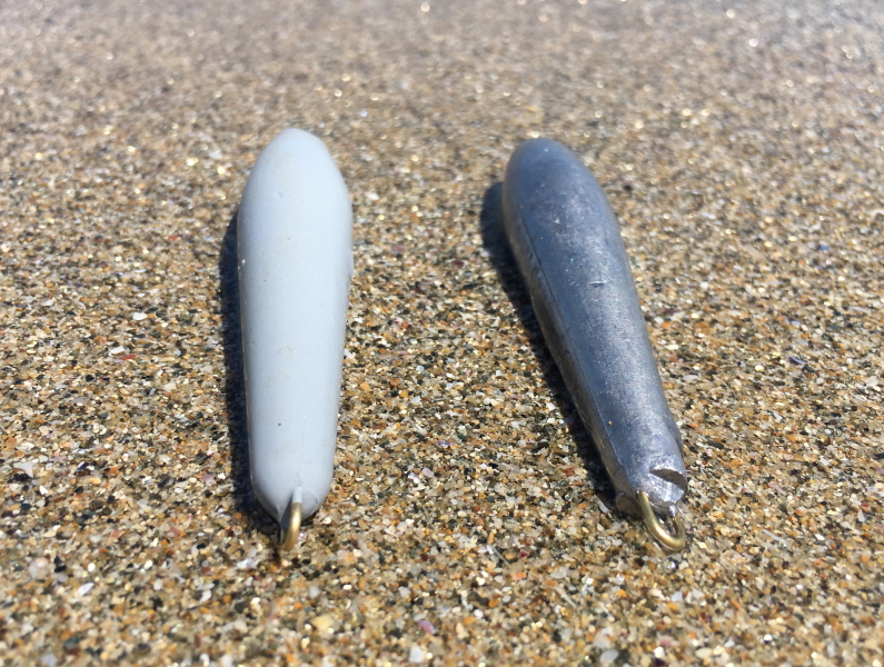 投げ釣り キス釣り 針掛かり 引き重り
