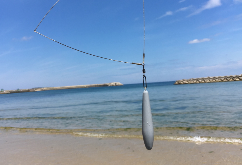 投げ釣り キス釣り 針掛かり 引き重り